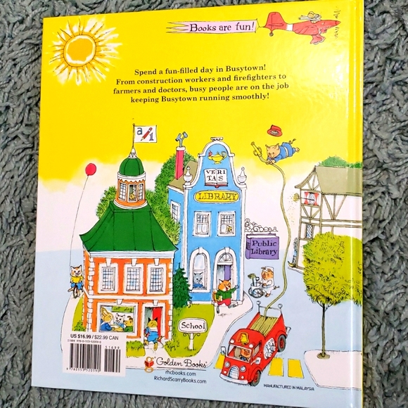 Hardcover Richard Scarry Book - What Do People Do All Day? Like New cond… - Picture 3 of 7